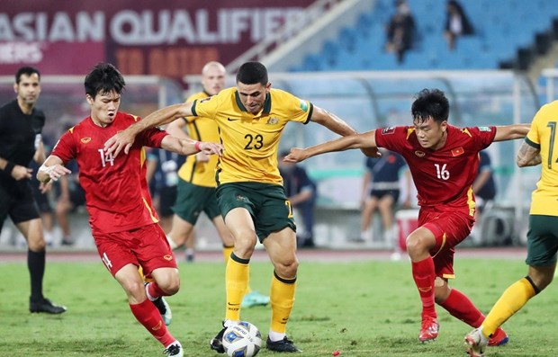 Eliminatorias asiaticas para la Copa Mundial 2022: Vietnam sigue sin puntos tras el partido contra Australia hinh anh 1