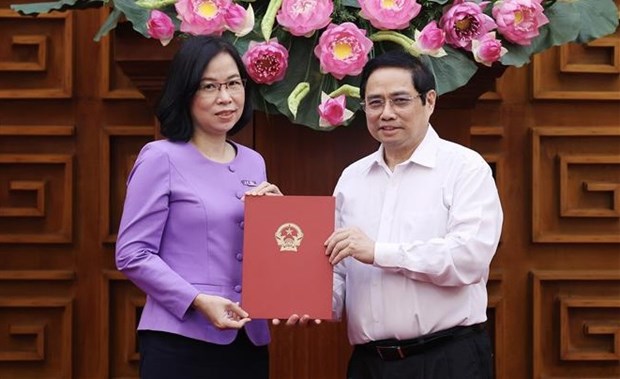 Premier de Vietnam entrega decision sobre nombramiento de nueva directora general de la VNA hinh anh 1