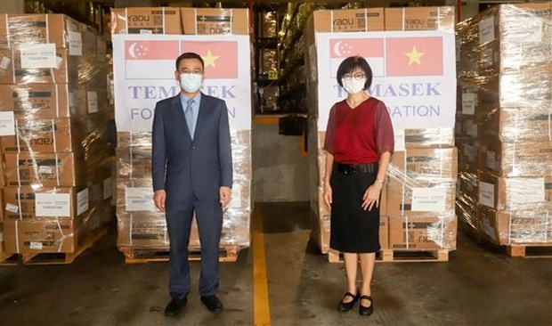 Fundacion singapurense Temasek apoya a Vietnam en lucha contra el COVID-19 hinh anh 1