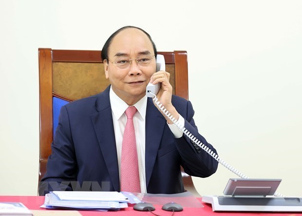 Presidente de Vietnam sostendra conversacion telefonica con su homologo ruso hinh anh 1