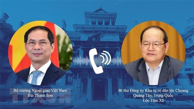 Canciller vietnamita aboga por fortalecimiento de cooperacion con la provincia china de Guangxi hinh anh 1