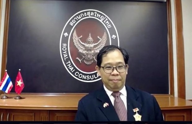 Entregan medalla conmemorativa a consul general tailandes en Vietnam hinh anh 1
