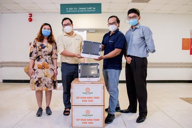Empresas ayudan a Ciudad Ho Chi Minh a repeler la pandemia hinh anh 3
