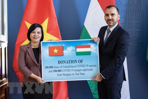 Hungria dona articulos medicos a Vietnam para combatir el COVID-19 hinh anh 1