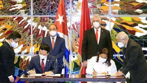 Declaracion conjunta Cuba-Vietnam hinh anh 7