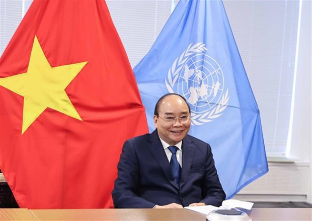 Presidente de Vietnam realiza amplio programa de encuentros en Nueva York hinh anh 5
