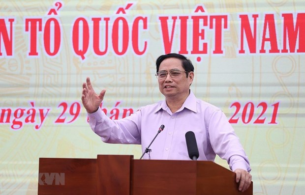 Resaltan importancia de la cooperacion entre Gobierno y Frente de la Patria de Vietnam hinh anh 1