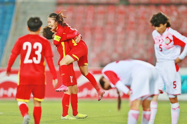 Vietnam gana boleto para asistir a la final de la Copa Asiatica de futbol femenino 2022 hinh anh 3