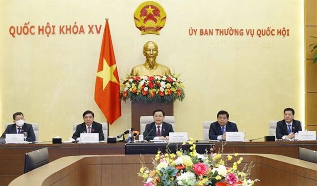 Presidente del Parlamento vietnamita se reune con empresas estadounidenses hinh anh 1
