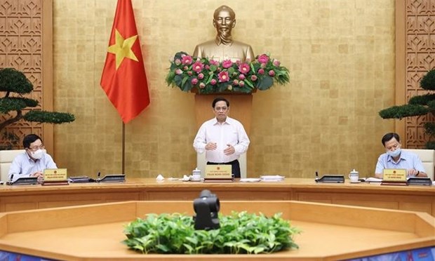 Resalta premier vietnamita importancia de prevencion del COVID-19 en recuperacion economica hinh anh 1