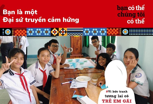 Campana inspiradora de UNESCO promueve educacion de ninas en Vietnam hinh anh 2