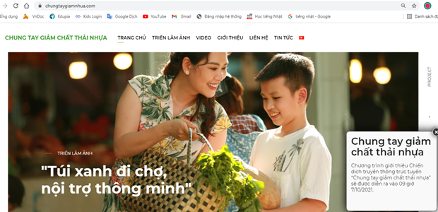 Lanzan en Vietnam sitio web 