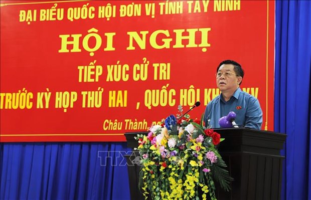 Efectuan reunion para actualizarse de propuestas de votantes de provincia vietnamita hinh anh 1