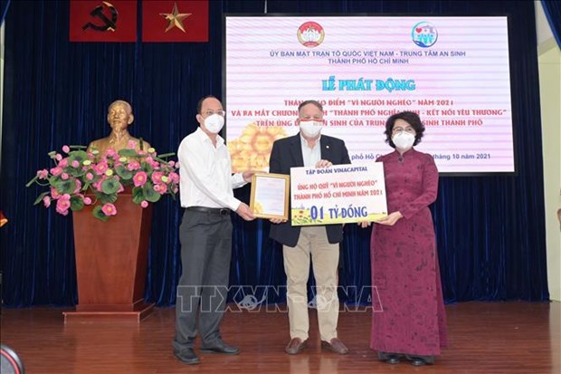Ciudad Ho Chi Minh lanza programas a favor de las personas desfavorecidas hinh anh 1