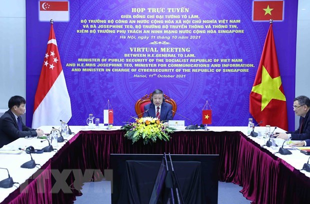 Vietnam y Singapur por fomentar cooperacion en ciberseguridad hinh anh 1