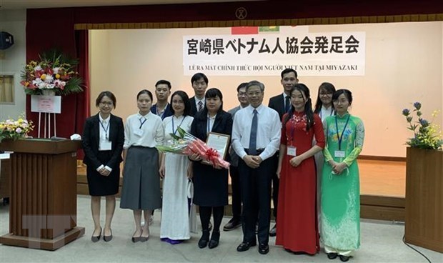 Establecen asociacion de vietnamitas en prefectura japonesa de Miyazaki hinh anh 1