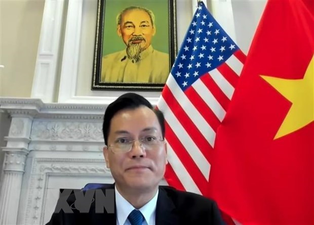 Embajador vietnamita asiste al Dialogo de politicas de la asociacion Mekong-EE-UU. hinh anh 1