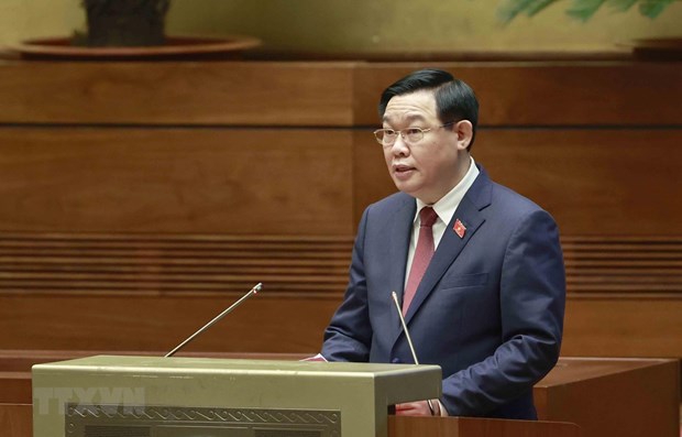 Concluye Parlamento vietnamita primera jornada de trabajo del segundo periodo de sesiones hinh anh 1