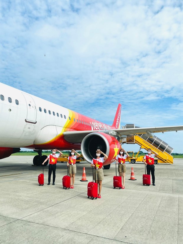 Aerolinea vietnamita Vietjet reabrira 48 rutas nacionales hinh anh 2