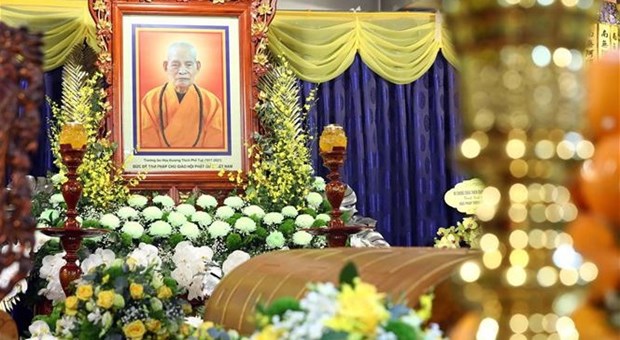 Presidente vietnamita rinde tributo a Patriarca Supremo de Sangha Budista hinh anh 2