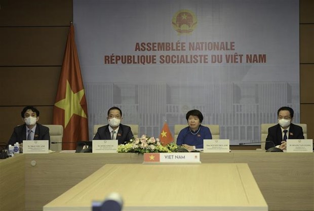 Asamblea Nacional de Vietnam colabora con parlamentos francofonos en promocion de derechos humanos hinh anh 1