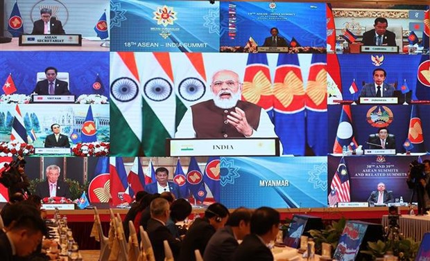 Vietnam propone a la India apoyar a la ASEAN en mantenimiento de la paz hinh anh 1