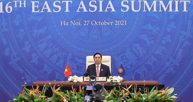 Primer ministro de Vietnam propone medidas para agilizar lazos entre paises de EAS hinh anh 2