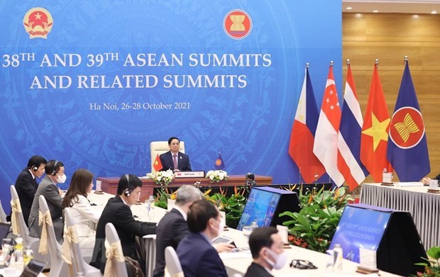 Clausuran Cumbres 38 y 39 de la ASEAN y citas anexas hinh anh 1