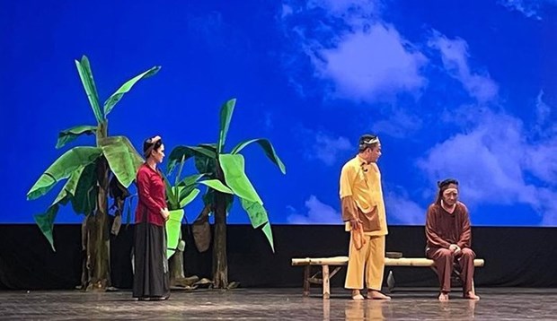Gala artistica concluye semana conmemorativa por centenario de arte dramatico vietnamita hinh anh 1