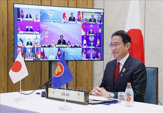 Japon apoya esfuerzos de la ASEAN en solucion de cuestion de Myanmar hinh anh 1