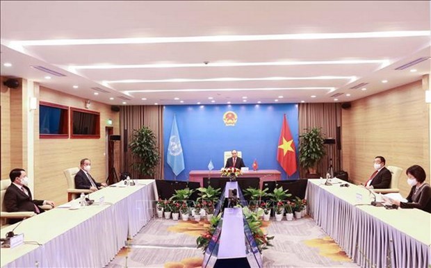 Presidente de Vietnam interviene en debate sobre cooperacion entre ONU y Union Africana hinh anh 1