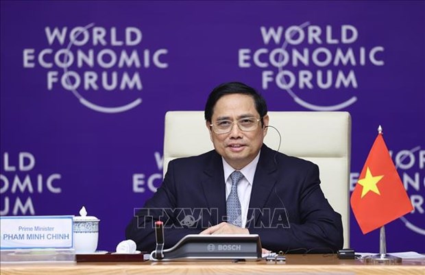 Efectuan primer Dialogo estrategico nacional entre Vietnam y Foro Economico Mundial hinh anh 1