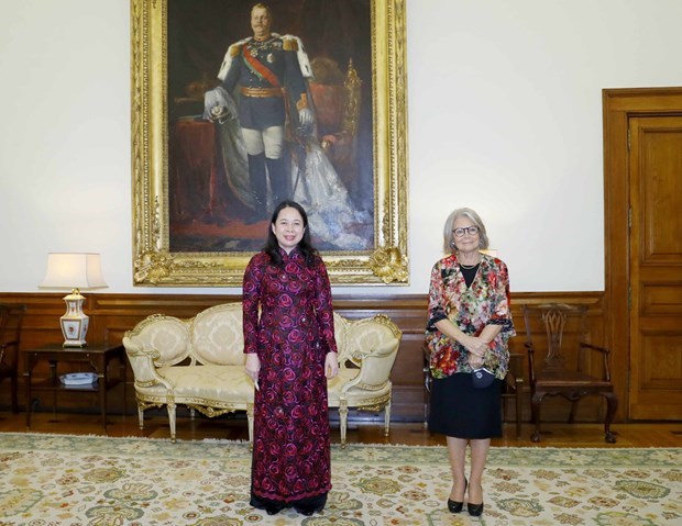 Vicepresidenta de Vietnam continua agenda de trabajo en Portugal hinh anh 1
