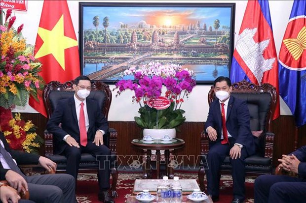 Ciudad Ho Chi Minh felicita a Camboya por su Dia Nacional hinh anh 1