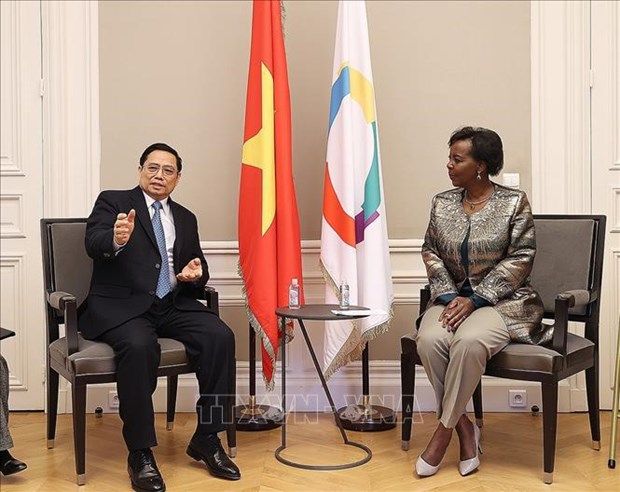 Premier vietnamita afirma apoyo a cooperacion con comunidad francofona hinh anh 1