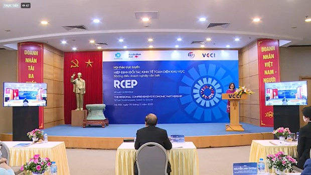 Efectuan en Hanoi seminario sobre el acuerdo comercial RCEP hinh anh 2