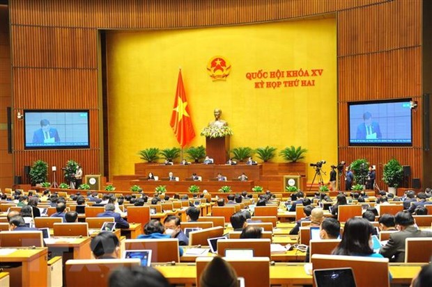 Parlamento de Vietnam continua debates sobre asuntos socioeconomicos hinh anh 1