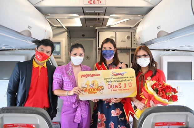 Thai Vietjet celebra hito de 10 millones de pasajeros hinh anh 2