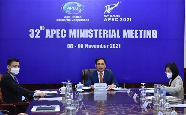 Vietnam exhorta a promover el libre comercio en 32ª Reunion Ministerial de APEC hinh anh 1