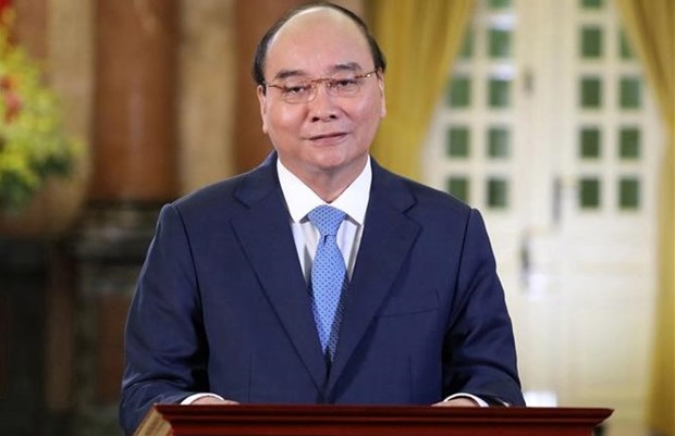 Presidente vietnamita participa en Cumbre Empresarial de APEC 2021 hinh anh 1