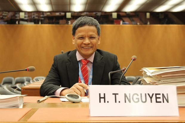 Embajador vietnamita se repostula para Comision de Derecho Internacional del nuevo mandato hinh anh 1