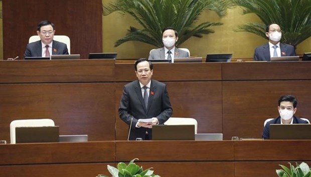 Continua Asamblea Nacional vietnamita sesiones de interpelaciones hinh anh 1