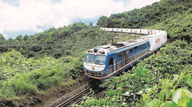 Aumenta en Vietnam transporte ferroviario internacional de mercancias hinh anh 1