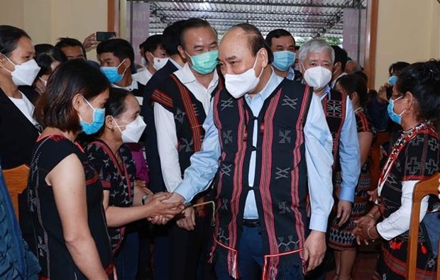 Presidente vietnamita resalta aportes de provincia de Quang Nam al fomento de gran unidad nacional hinh anh 1