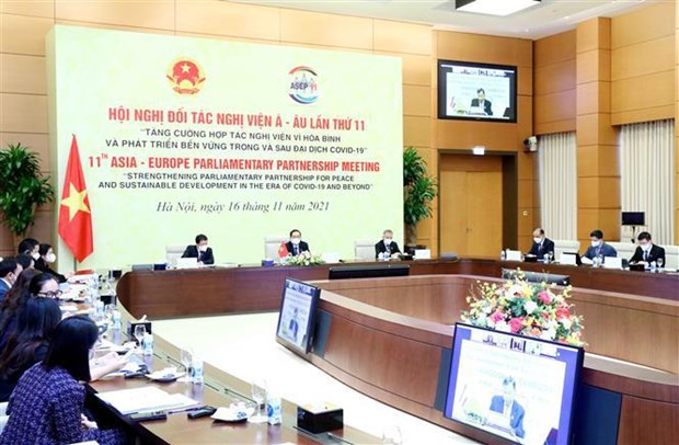 Vietnam llama a promover cooperacion parlamentaria Asia-Europa en respuesta a desafios hinh anh 1