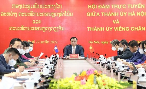 Fortalecen Hanoi y Vientiane nexos bilaterales en nuevo periodo hinh anh 1