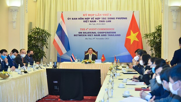 Efectuan cuarta reunion de Comite Mixto de cooperacion Vietnam-Tailandia hinh anh 1