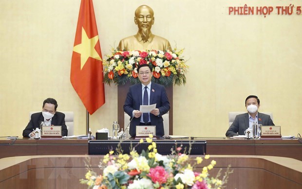 Inauguran quinta reunion del Comite Permanente de la Asamblea Nacional de Vietnam hinh anh 1