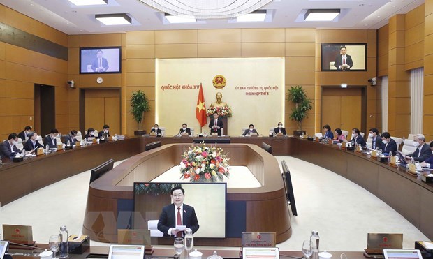 Efectuan quinta reunion del Comite Permanente del Parlamento de Vietnam hinh anh 1