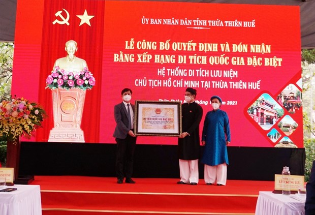 Reconocen sistema de monumentos del Presidente Ho Chi Minh como reliquia nacional especial hinh anh 2